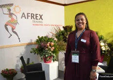 Lee Sarah Julies of Afrex Trading. Their wax flowers are a bit earlier this year and this is probably that there are, unlike last year, no more water restrictions in South Africa.