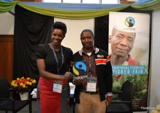 Lilian Maina and Brian Nimwesiga of Fair Trade Africa. The end of 2018, they received a lot of request from rose growers, opting for a FairTrade certification. However, this growth isn’t yet reflected in the market demand, Maina eplains. Currently, they are working hard to let this growth goes hand in hand.
