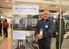 Jochem Genuit of Mienis Water. He sees the demand for his reverse osmosis systems increasing.