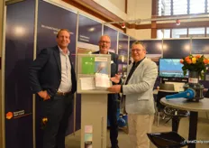 Chris Alpenhaar and Gerard Pothuis of all-round greenhouse supplier Bosman van Zaal together with Philip Immerzeel of Swedish screen manufacturing company Svensson. When looking at the current situation rose growers are in, they are very pleased and also quite surprised with the interest they received from growers with expansion plans.