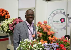 Clement Tulezi, CEO of the Kenyan Flower Council (KFC). He succeeded Jane Ngige about 1.5 years ago. They are taking care of the many challenges the Kenyan industry is facing.