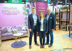 Pieter Sluiter, Sandra Melo and Kenton Smith of Koen Pack presenting their concept of 2019; Homeloving. Every year, they create a new concept and introduce it in several parts of the world. According to Pieter, the US growers and retailers are interested in seeing the Dutch trends. “The trends in the Netherlands often arrive 2 or 3 years later in the US.”