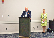 Louis Piët, Consul General of the Netherlands in Chicago saying a few words.