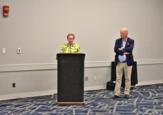 Also MarianneVaes, Agricultural Counselor of the Netherlands Embassy in Washington D.C. is saying a few words on the importance of transferring Dutch knowledge to the USA. 