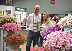 Amr Dor and Lisa Heredia of Danziger with the series that are a hit in the US, namely Capella (on the right) and Amore (left).