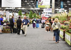 Exhibition floor and new varieties area.