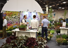 Steve Jones with Greenfuse Botanicals taking with visitors.