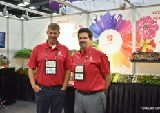 Brian Weesies and Michael De Bert of Mast Young Plnats. This year, the theme is Color Your World.