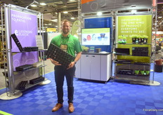 Steven Merzweiler with Landmark Plastic holding the T50R Propagation Tray.