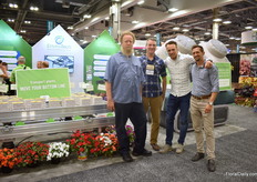 Joshua Burbridge, Doug Millar (both with Envirotech), Floris Berghout (KG Systems) and Nicholas Clover also with Envirotech, a dealer of KG Systems.