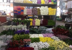 Chrysanthemums and hypericums out of the Netherlands. 