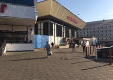 The entrance to the Riga Market.