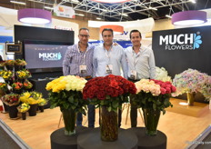 The team of Much Flowers. This Ecuadorian farm is diversifying its assortment. They currently have crops in production and are testing  more crops Currently, the current acreage under production is 90ha. In gypsophila, they have exclusivity of Clouds (only 4 growers in the world are growing it) and Cosmic (only grower in Ecuador). Both varieties are bred by Israeli breeder Danziger.