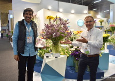 Juan Guaqueta of Guaqueta Trading and Juan Bessette of Benary, the breeder of Matilde – the variety they launched (global release) at the show. In Colombia, Guaqueta Trading has the exclusivity to distribute this variety. The variety is available in seeds and plugs and loves the heat and light. It is recommended to grow in a greenhouse as it does not like cold and rain. At the show, the response from designers, importers and growers was very positive. According to Bessette.