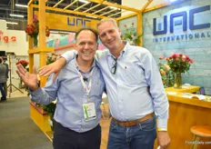 Martin Yepes of WAC International with Jeroen de Kuijer of Brandkamp, who was visiting the show.