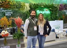 Sergio Madrigas and Anita Arias of Essential Costa Rica – a brand (for which a grower need to apply) that promotes Costa Rican product. Flourish is the association of flower and foliage growers. They (6 growers) work together in sharing agricultural practices and marketing.  They consolidate their shipments and therefore can offer a wide product list.