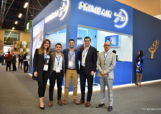 Margarita Suarez, Juan Carlos Manosalva, Jose Luis Suarez, Roger Paredes (owner) and Omar Zambrano (owner) of PrimeAir, which handles Emirates SkyCargo and Atlas Air.