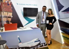 Oscar Fabian Agudelo and Jeymy Aguirre of Cathay Pacific Cargo. It is an airline that goes to Asia – and Japan is their biggest destination.