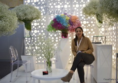 Yamila Saldaga of Flores el Pandero .