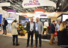 Juan Jose Albuja of Much Flowers and Alejandro Martinez of Expoflores. The FlorExpo Ecuador 2020 will be (with 146 stands) bigger than last year (115 stands). The dates of the show will be announced soon (end of October 2019).