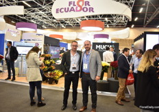 Juan Jose Albuja of Much Flowers and Alejandro Martinez of Expoflores. The FlorExpo Ecuador 2020 will be (with 146 stands) bigger than last year (115 stands). The dates of the show will be announced soon (end of October 2019).