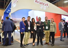 The team of Avianca cargo. “We are the main partner for agriculture in Colombia and a key player for Colombia and Ecuador for the transport of Flowers. We connect Latin America with the world.” During the show, they launched their new freighter flight to Dallas, USA.