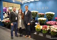 Broters Danies of El Milagro with Mauricio;s wife Valentina Alberti. This Colombian rose and ranonculus grower is more and more focussing on more exclusive products.