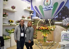 Orlando Suarez and Marjorie Morales of Golden Flowers, an importer in Miami. They represent 40 farms and are doing business with them since their estabishment, 28 years ago. They mainly supply wholesalers and small supermarkets and a few e-commerce websites in the US.