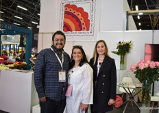 The team of Flowers House Group, an Ecuadorian rose farm.