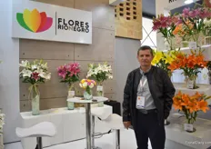 Jose Javier of Flores Rionegro. This lily grower also grows pompon, gerbera’s and more varieties in the Rionegro region and mainly supplies the US market.