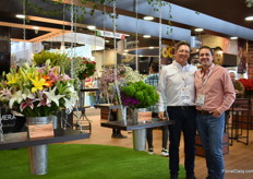 Javier Franco and Eduardo Chiriboga of Esmeralda farms.