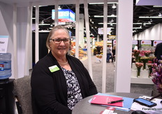 Becky Roberts of PMA. This year, the Floral Market place again has more exhibitors comparing to last year; nearly 140 exhibitors.