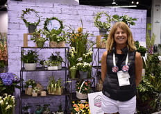 Erin Caird of Por la Mar Nursery, a breeder, grower and shipper of; gardenia, hydrangea, calla lilies, cyclamen, zygocactus (outside of hydrangea, mini rose, gardenia, calla lily) of which is bred right in Santa Barbara, CA. They are the First American Grown certified potted plant producer in the USA since 2015.