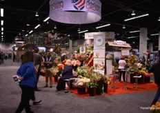 The Certified American Grown pavilion has 6 growers, but there were 10 other Certified American Grown growers exhibiting at the show.