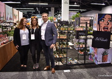 Terah Reid, Celeste DeJong and Bisser Georgiev of LiveTrends presenting their new pop-art concept.