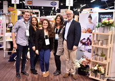 The team of Syndicate Sales presenting their consumer direct brand Farmgirl, a brand with perfumed flowers. 