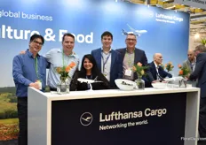 The team of Lufthansa Cargo. They recently introduced 3 new triple 7. It fits well in the green policy of Lufthansa which aims to fly more and more CO2 neutral.