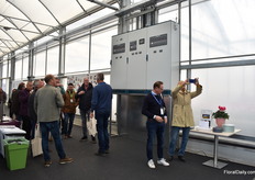 All electricity in the greenhouse is placed at a height of 1.40 m. This because if there is any flood, due to heavy rain, the electricity will be on a safe height.