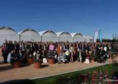The guests who visited the new greenhouse.