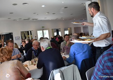 Afterwards, the guests could enjoy a nice lunch.