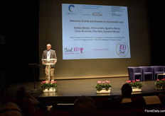 Firs speaker was Andrea Minuto, Agronomist /  Ph.D. Plant Pathology, talking abot the evolution of the phytosanitary scenario: perspectives, constraints and new challenges" More on this later in FloralDaily.