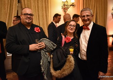 Basso Laurent and Virginie Laurent of L'Éncre Noire With Guy Schertzer of Morel.