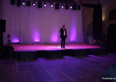 Guy Schertzer opening the evening.