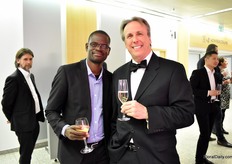 Gorden who represents EFGAZ out of Zimbabwe with Chris Beytes of Acres Online and GrowerTalk and one of the MC's of the evenning.