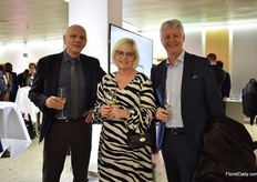 Torben Lippert of Denmark Horticultural Association and Helle and Paul Graff of Graff Breeding, they were awarded International Grower of the year 2017 in the category Young Plants.