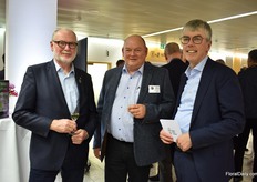 Søren Bøgede Andersen of Uni-Troll Europe, Torben Moth Madsen of Rosa Danica and Steven van Schilfgaarde of Royal FloraHolland.