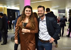 Vivianne de Bruin and Erwin Giezen of MNP Flowers.