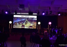 Royal FloraHolland is the Headline Partner of the event and before CEO Steven van Schilfgaarde will get the floor, a video is being showed.