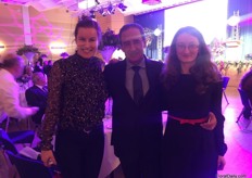 Emese Ujvari of ICL, Gonzales Luzuriaga of BellaRosa and Zsofia Gebel Simo of Schneider YoungPlants.