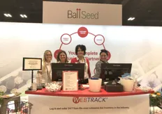Ball ColorLink helps growers connect to the reliable supplier network of Ball Seed and finds solutions for small businesses. (left to right) Gracie Vazzano, Threasa Taylor, Joy Barker, Heather Paglialong-Ivanovich